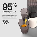 Oxone OX775 Slim+ Deluxe Slow Juicer  Penggiling  dengan Wadah - Pink