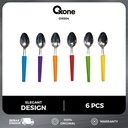Oxone OX604 6 Pcs Tea Spoon Set