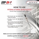 GRIP-ON INTERNAL / EXTERNAL GEAR PULLER SET TREKER GIGI DALAM / LUAR