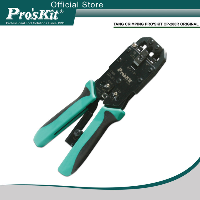 Tang Crimping Pro'skit CP-376TN RJ45 CAT 7/6/5, CP-200R, CP-376AR CAT 7/6/5, & CP-336F Lunar Crimp Frame Only Original