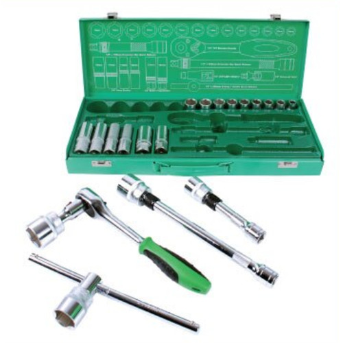 Proskit HW-42601M 26 Pcs Driver Socket Tool Set Kunci Sock Sok Wrench