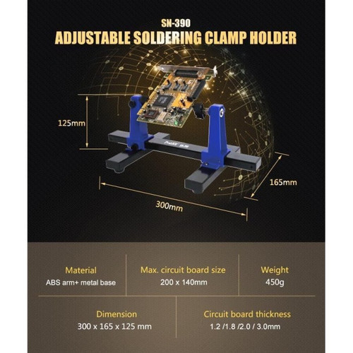 Pcb Holder PROSKIT SN-390 Adjustable Soldering Clamp Holder ORIGINAL
