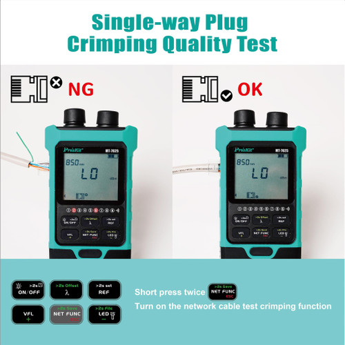 KABEL LAN TESTER PRO'SKIT MT-7625 ORIGINAL