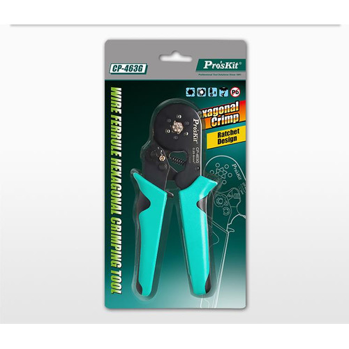 Proskit CP-463G Tang Crimping Wire Ferrule Crimper – Hexagonal Ori
