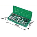 Proskit HW-42601M 26 Pcs Driver Socket Tool Set Kunci Sock Sok Wrench