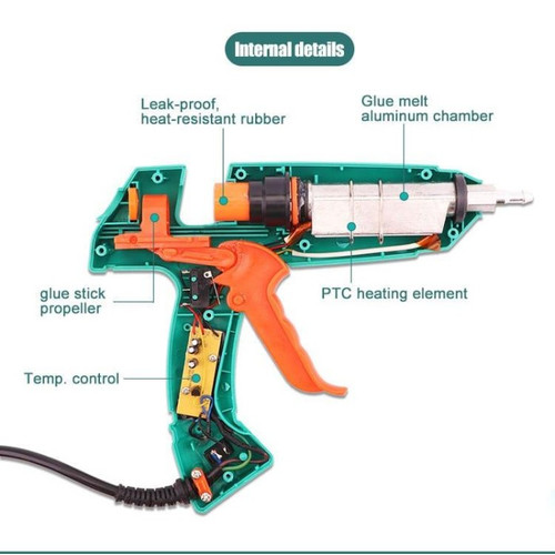 PISTOL LEM TEMBAK PROSKIT GK-389B PROFESSIONAL HOT MELT GLUE GUN ORI