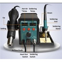 Proskit SS-979B 2 in 1 Blower Uap SMD dan Solder Station ORIGINAL