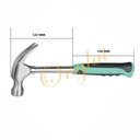Proskit Palu Kambing 8 OZ / Martil PRO'SKIT PD-2609 Curved Claw Hammer