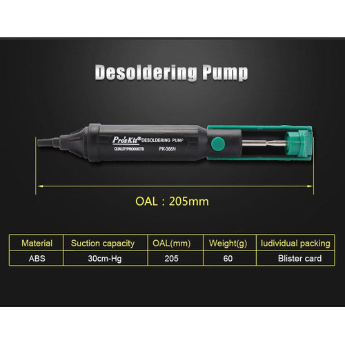 Penyedot Timah PRO'SKIT 8PK-366N-G ORIGINAL