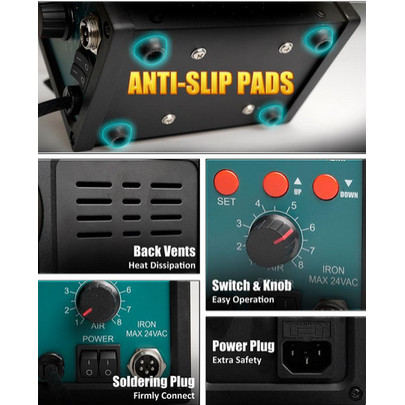 Proskit SS-979B 2 in 1 Blower Uap SMD dan Solder Station ORIGINAL