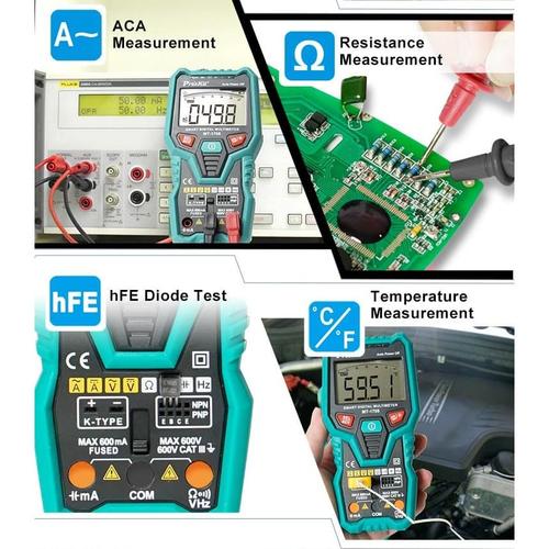 MULTITESTER SMART DIGITAL PRO'SKIT MT-1708 3-5/6 - Proskit Multitester