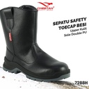 Sepatu Safety Cheetah 7288H Boot Kulit Penutup Baja