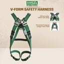 MSA V-Form Safety Harness 10197200 Original