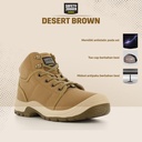 Sepatu Safety Jogger Desert / Sepatu Proyek Coklat / Sepatu Safety