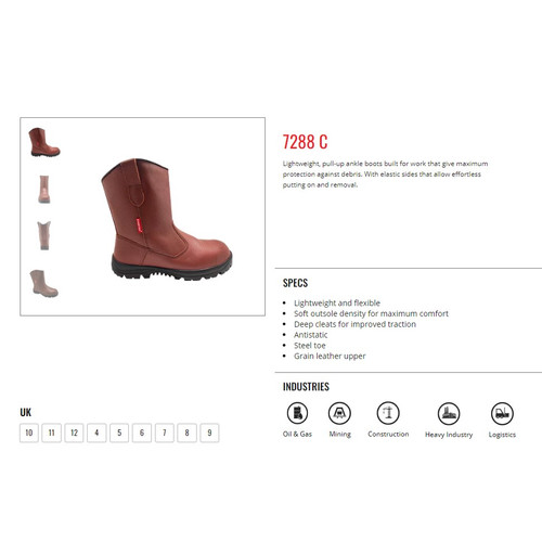 Sepatu Safety Cheetah 7288c Boot Kerja Proyek Shoes