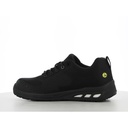 [FREE SARUNG TANGAN] Sepatu Safety Jogger EcoFitz  Black / Sepatu Proyek Pria Ujung Besi