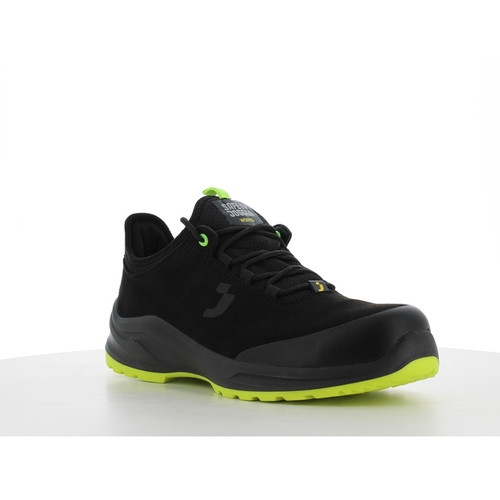 Sepatu Safety Jogger Modulo S3S Low Black Sepatu Safety Shoes Kerja Proyek Sporty Nano Carbon Toecap Metal Free Anti Paku ESD