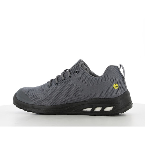 Sepatu Safety Jogger EcoFitz  Grey / Sepatu Proyek Pria Ujung Besi