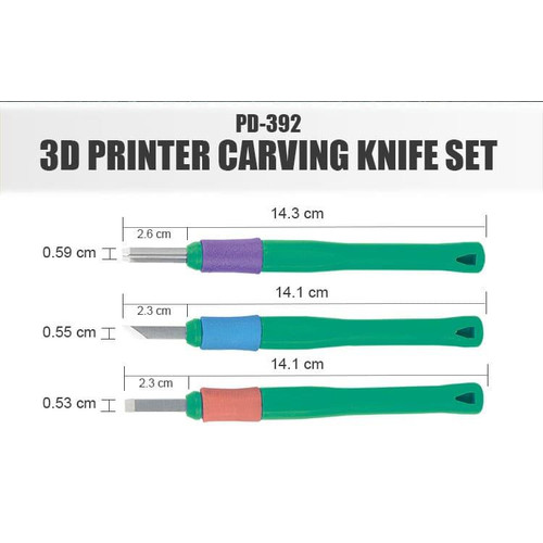 Pisau Ukir PRO'SKIT PD-392 3D printer Carving Knife set ORIGINAL