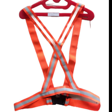 rompi safety karet safety vest elastic orange