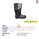 Safety Jogger HERCULES |Sepatu Safety Karet/PVC Heavy Duty, Model Boot