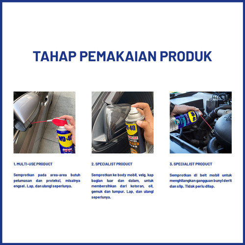 Paket WD40 Perawatan Mobil: WD-40 Multi-Use Product+WD 40 Specialist