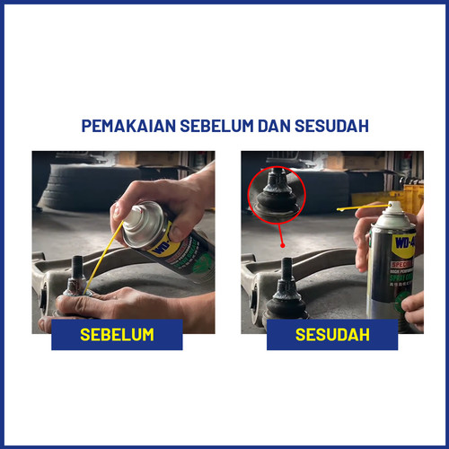 WD-40 Specialist Spray Grease 360ml - Pelumas Gemuk Semprot (Bening)