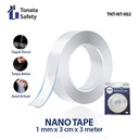 Nano Tape Tonata / Double Tape Bening Tahan Air / 1 mm 3 cm x 3 Meter