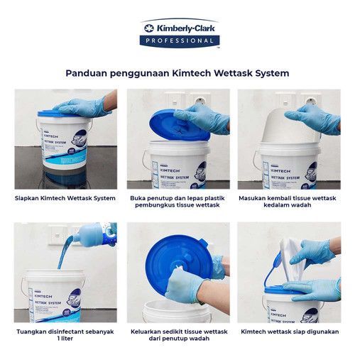 Kimtech Prep* for WetTask Wipers + Case