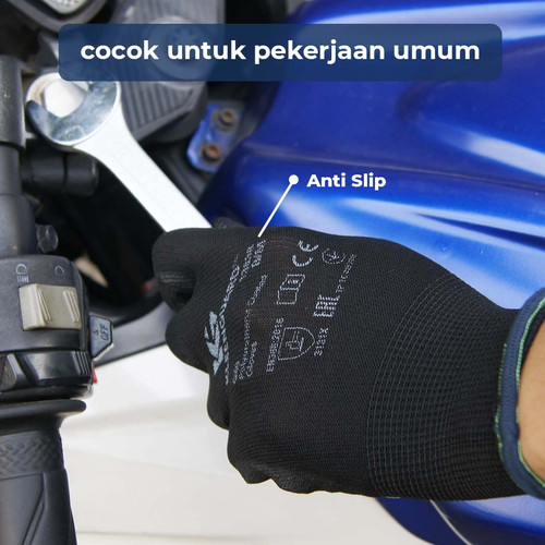 KLEENGUARD G40 Polyurethane Coated Gloves - Sarung Tangan Anti Slip