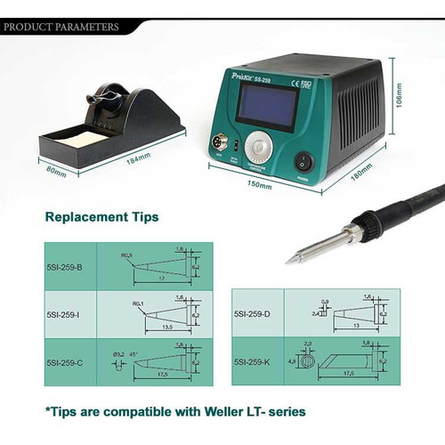 PROSKIT SOLDER STATION PRO'SKIT SS-259B ORIGINAL