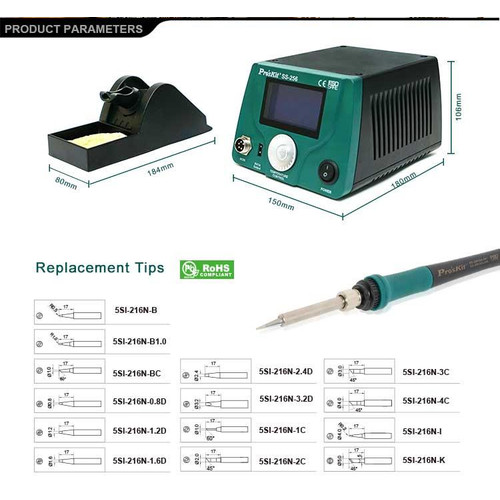SOLDER STATION PRO'SKIT SS-256B ORIGINAL