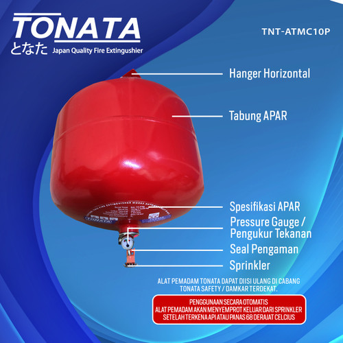Automatic Thermatic Pemadam Api Otomatis / ABC Powder 10 kg Tonata