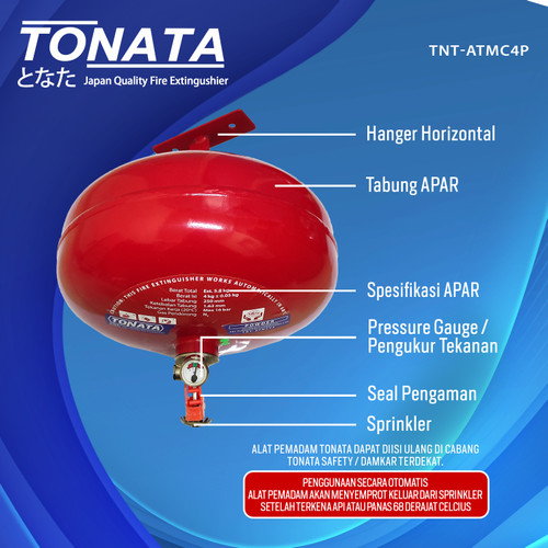 Automatic Thermatic Pemadam Api Otomatis / ABC Powder 4 kg Tonata
