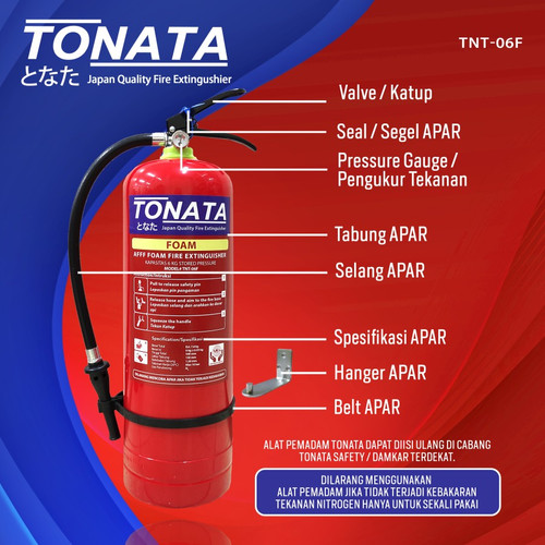 APAR AFFF Foam 6 Kg Tonata / Set Komplit
