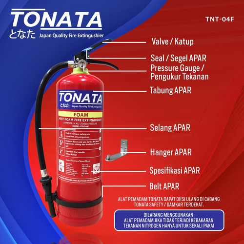 APAR AFFF Foam 4 Kg Tonata / Set Komplit