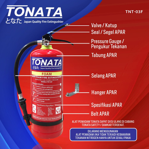 APAR AFFF Foam 3 Kg Tonata / Set Komplit
