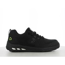 [FREE SARUNG TANGAN] Sepatu Safety Jogger EcoFitz  Black / Sepatu Proyek Pria Ujung Besi