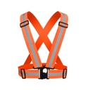 rompi safety karet safety vest elastic orange
