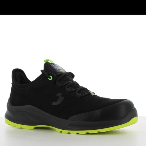 Sepatu Safety Jogger Modulo S3S Low Black Sepatu Safety Shoes Kerja Proyek Sporty Nano Carbon Toecap Metal Free Anti Paku ESD