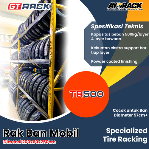 TIRE RACKING HYUNDAI KIA VW BMW JEEP WULING CHERY TR500 RAK BAN MOBIL - STARTER