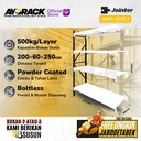 RAK GUDANG BESI 4 LAYER 2.5 METER JOINTER AYORACK AM5-2025J RACK 500KG