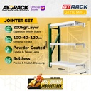 RAK GUDANG BESI GT RACK GT210 MINI – WAREHOUSE RACK 200KG TINGGI 3 SUSUN 1.2 METER LEBAR 40CM PANJANG 1M - STARTER