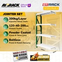 RAK GUDANG BESI GT RACK GT212 PLUS – WAREHOUSE RACK 200KG TINGGI 4 SUSUN 2 METER LEBAR 40CM PANJANG 1.2M - STARTER