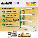 RAK GUDANG BESI GT RACK GT212 – WAREHOUSE RACK 200KG TINGGI 4 SUSUN 1.5 METER LEBAR 40CM PANJANG 1.2M - STARTER