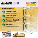 RAK GUDANG BESI GT RACK GT210 PRO – WAREHOUSE RACK 200KG TINGGI 4 SUSUN 2.5 METER LEBAR 40CM PANJANG 1M - STARTER