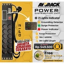 PDU 12 OUTLET 16A 4000W PDU GT RACK GP12 - STOP KONTAK COLOKAN LISTRIK MEJA KANTOR DAPUR RUMAH KAMAR KABEL 3 METER POWER DISTRIBUTION UNIT 12 LUBANG
