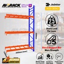 RAK PALET 2.5 TON AYORACK AI25-3054S W12 TINGGI 5.4 METER - RACK PALLET PANJANG 3 METER - RAK GUDANG HEAVY DUTY PALLET RACKING LEBAR 120CM - STARTER