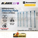 AYORACK AI15-WM05 W12 HEAVY DUTY RACK WIRE MESH SHELF 500KG - SHELVING AMBALAN RAK GUDANG BESI 150CM LEBAR 120CM