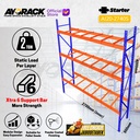 AYORACK PALLET RACKING 2 TON AI20-2740S RAK GUDANG HEAVY DUTY 4 METER - PALET WAREHOUSE RACK - W9